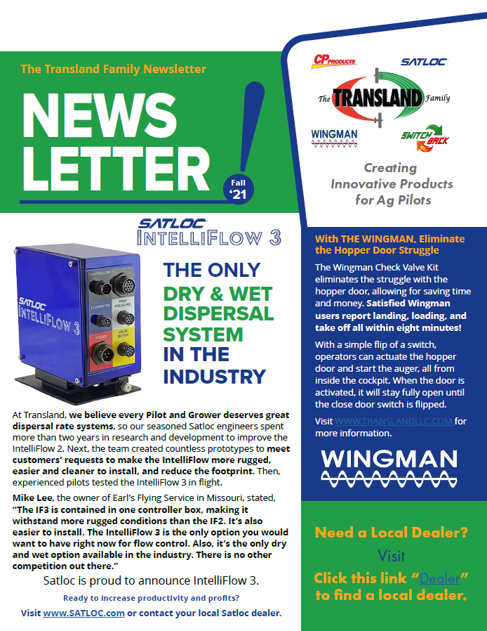 Cover of the Fall 2021 Transland newsletter