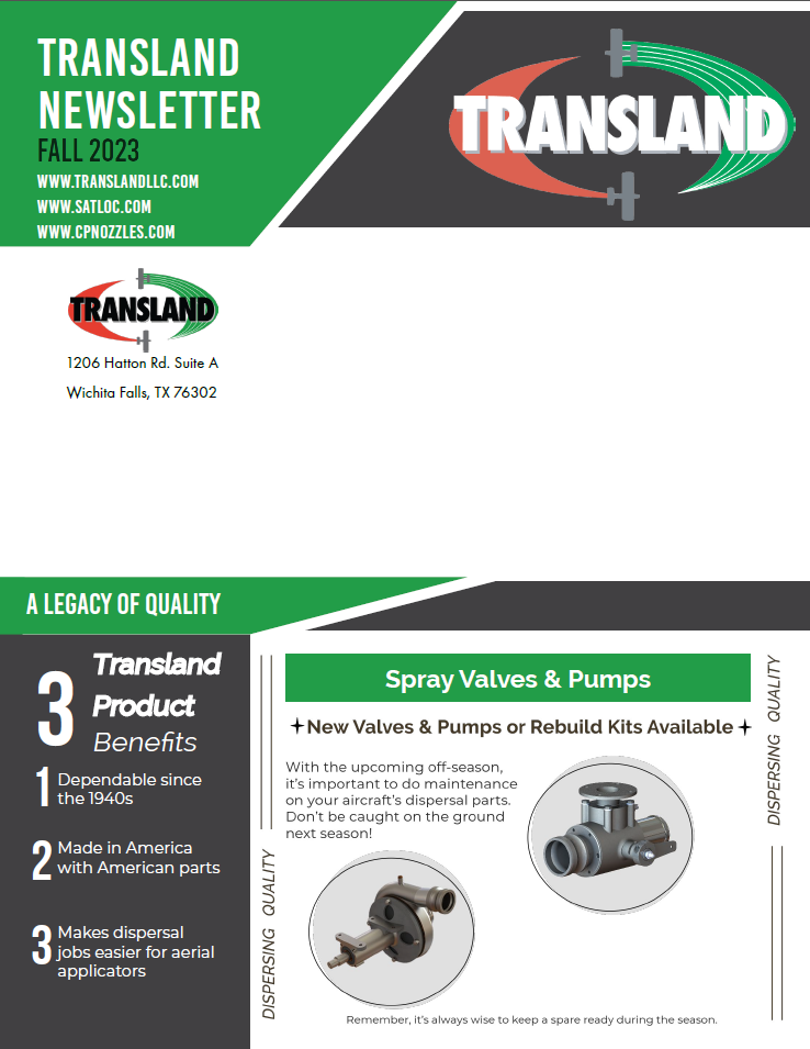 Cover of the Fall 2023 Transland newsletter