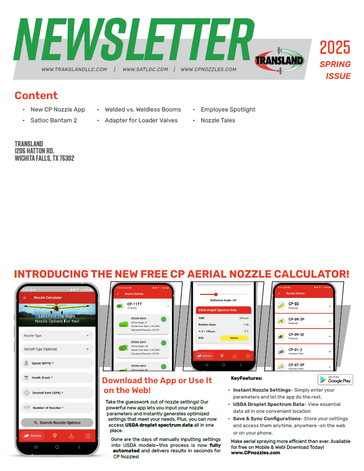 Cover of the Spring 2025 Transland newsletter