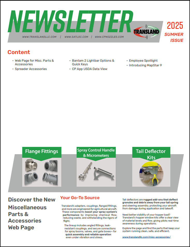 Cover of the Summer 2025 Transland newsletter