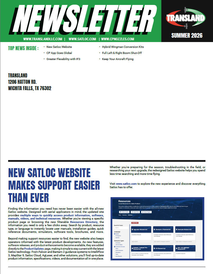 Cover of the Summer 2026 Transland newsletter